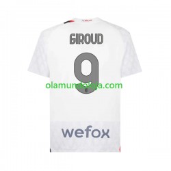Camisola AC Milan Olivier Giroud 9 Homem Equipamento Segundo 2023-2024 Manga Curta